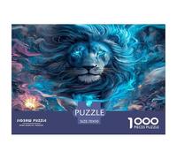Fierce Lion 1000 Piece Jigsaws for Adults Fun, Challenging & Brainteasing Beautiful Home Decoration Challenge High Difficulty 70x50cm/1000pcs