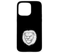Fierce Lion Face Graphic Wild Animal Vintage Art Case for iPhone 15 Pro Max