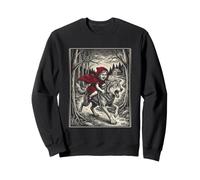 Fierce Little Red Riding Hood - Cool Fun Girls Horror Women Sweatshirt