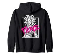 Fierce Medusa Greek Mythology Warrior Queen Zip Hoodie