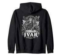 Fierce Mind Of Viking Battle King Zip Hoodie