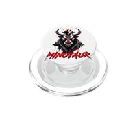 Fierce Minotaur Bull Red Eyes Dark Mythic Beast PopSockets PopGrip for MagSafe