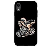 Fierce Motorcycle Kangaroo Ride On Fire Case for iPhone XR