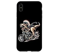 Fierce Motorcycle Kangaroo Ride On Fire Case for iPhone XS Max
