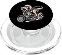 Fierce Motorcycle Kangaroo Ride On Fire PopSockets PopGrip for MagSafe