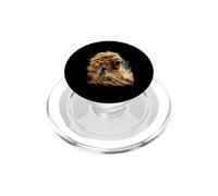 Fierce Mountain Biker with Roaring Lion PopSockets PopGrip for MagSafe