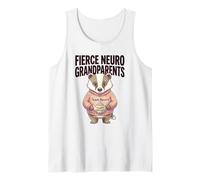 Fierce Neuro Grandparents Neurodiverse Team Support Pride Tank Top