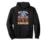 Fierce Opossum Be You The World Will Adjust Pullover Hoodie