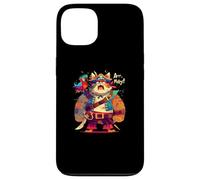 Fierce Pirate Cat with Parrot and Swords Funny Cat Lover Case for iPhone 13