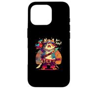 Fierce Pirate Cat with Parrot and Swords Funny Cat Lover Case for iPhone 16 Pro