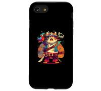 Fierce Pirate Cat with Parrot and Swords Funny Cat Lover Case for iPhone SE (2020) / 7 / 8