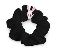 Fierce Rabbits Bunny Women's Hair Ties Elastic Scrunchies Silk Like Scrunchy Accessories for Sleep
