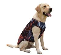Fierce Rottweiler Dog Thunder Dog Shirt Summer Tank Top Sleeveless Cooling Pet Clothes for Large Puppy