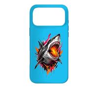 Fierce Shark Molten Bite Street Art Design Case for iPhone 17 Pro Max