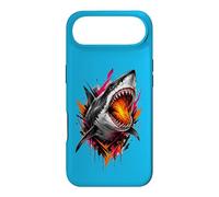 Fierce Shark Molten Bite Street Art Design Case for iPhone Air