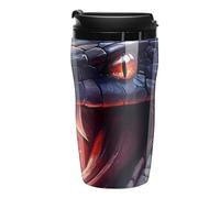 Fierce Snake Coffee Cup Travel Mug with Leakproof Lid Double Wall Tumbler Water Bottle 250ml