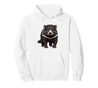 Fierce Tasmanian Devil Lover Wild Nature Art Pullover Hoodie