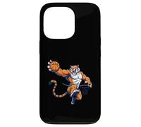 Fierce Tiger Basketball Slam Dunk Sports Mascot Case for iPhone 13 Pro