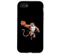 Fierce Tiger Basketball Slam Dunk Sports Mascot Case for iPhone SE (2020) / 7/8