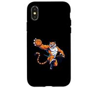 Fierce Tiger Basketball Slam Dunk Sports Mascot Case for iPhone X/XS