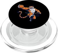 Fierce Tiger Basketball Slam Dunk Sports Mascot PopSockets PopGrip for MagSafe