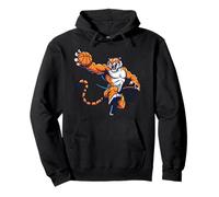 Fierce Tiger Basketball Slam Dunk Sports Mascot Pullover Hoodie