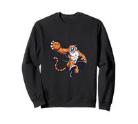 Fierce Tiger Basketball Slam Dunk Sports Mascot Sweatshirt