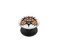 Fierce Tiger Claw Breakout Wild Cat Power Attack Art PopSockets Adhesive PopGrip
