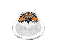 Fierce Tiger Claw Breakout Wild Cat Power Attack Art PopSockets PopGrip for MagSafe