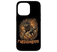 Fierce Wolf Breaking Chains Fire Iron Motivation Graphic Art Case for iPhone 14 Pro Max