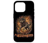 Fierce Wolf Breaking Chains Fire Iron Motivation Graphic Art Case for iPhone 16 Pro