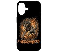 Fierce Wolf Breaking Chains Fire Iron Motivation Graphic Art Case for iPhone 17