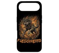 Fierce Wolf Breaking Chains Fire Iron Motivation Graphic Art Case for iPhone Air