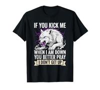 Fierce Wolf Defiance Rise Again Graphic Design Value Graphic T-Shirt