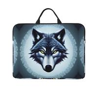 Fierce Wolf Head Laptop Sleeve (16.5x12.2 inches) - Compatible with 14-inch laptops for Easy Storage