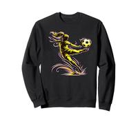 Fierce Women’s Soccer Athlete Launching Big Kick Sweatshirt