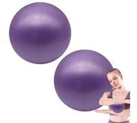 Fierudeng 2 Pieces Small Pilates Ball Small, Portable Gym Exercise Work Out Ball, Yoga Equipment For Thigh Leg Arm Abdomen Butt Belly Training Fitness Rehabilitation Spa Offices Home Relaxation