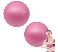 Fierudeng 2 Pieces Small Pilates Ball Small, Portable Gym Exercise Work Out Ball, Yoga Equipment For Thigh Leg Arm Abdomen Butt Belly Training Fitness Rehabilitation Spa Offices Home Relaxation