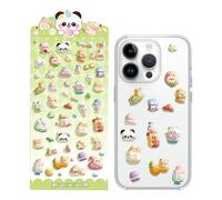 Fierudeng 3D Stickers | Tiny Cartoon Stickers,Decorative Declas Scrapbooking Decoration for Party Laptop Halloween Christmas Girls Phone School Kids