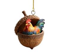 Fierudeng Animals Christmas Tree Acrylic Pendant - Acrylic 2D Acorn Cute Pendants - Christmas Tree Ornaments - for Indoor Home Room Dormitory Apartment Office Winter Holiday Birthday Party