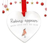 Fierudeng Christmas Heart Pendant, I You Lived Next to Heart Shaped Hanging Decorations - Hanging Decorations for Table, Backpacks and Christmas Tree