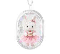 Fierudeng Clear Figures Storage Bag - Transparent Dolls Box Handbags Charm Dustproof Storage Box for Collectors Children Adults Handbag Backpack Shoulder Bag Birthday