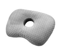 Fierudeng Ear Cushion with Cut-Outs, Side Sleeper Pillow with Hole, Ergonomic Travel Pillow with Filling for Pressure Relief, for Home, Car, Home, Road Trip