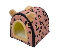 Fierudeng Guinea Pig House, Warm Small Animal Bed for Cage, Hiding Place, Sleeping Nest, Accessories for Hiding, Sleeping, Nesting, Play, Indoor, Outdoor, Cage, Enclosure