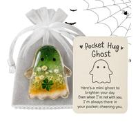 Fierudeng Halloween Hug Cards | Cute Motivational Cards for On the Go - Inspirational Halloween Gift Idea with Grim Reaper for Adults Children Teenagers Colleagues Office Waiting Room