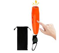 Fierudeng Hand Whistle,Adjustable 3 Tones Volume with Compass,Portable Loud Noise Makers - for Referees Teachers Sports Training Outdoor Hiking Camping Climbing