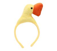 Fierudeng Headband for washing the face, comfortable to wear and with cute goose design, cartoon animal hair band - for girls young adults party travel training outing