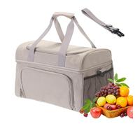 Fierudeng Insulated Bag - 30 L Leak-proof Soft Foldable Storage Bag, Waterproof Insulated Bags, Lunch Travel Food School Children Food Picnic Shopping