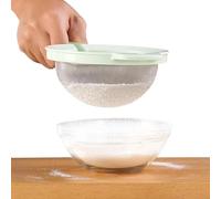 Fierudeng Mesh Strainer for Kitchen - Hand Filter - Food Strainers with Fine Mesh Sieve | For Baking, Tea Infusing, Meal Preparation, As Well As For Flour, Sugar,