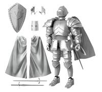Fierudeng Movable Knight Figures - Action Figure 3D Printed Knight Collection - Knight Collection Movable Full Body 3D Printed Multiple Parts Of The Body Can Be Flexibly Rotated